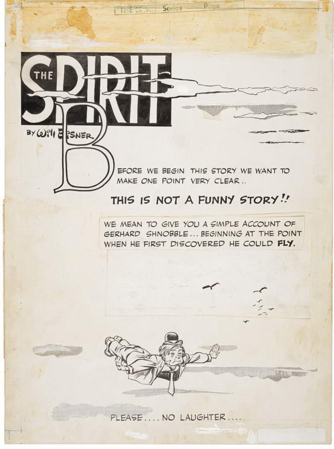 spirit-gerhard shnobble-page 1-1948 Will Eisner